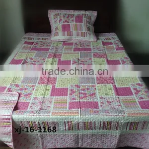 Boys Quilt With Football and Car Print in thumbnail-5