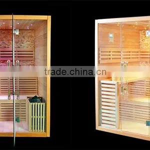 Factory Price Indoor Wooden Sauna Room thumbnail-2
