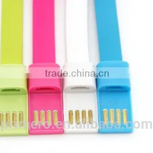 Micro USB Cable Bracelet Data Charging Line Wristband For Android thumbnail-3