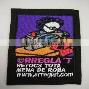 Rectangle Shape /mobile Phone Custom Embroidery Patch for Apparel thumbnail-6