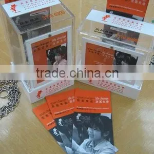 GH-RJ028 Traditional Clear Donation Box With Lock, Customized Acrylic Donation Box thumbnail-1
