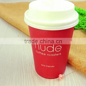 8oz Custom Coffee Cups Custom Printing Paper Cup Disposable Single Wall Coffee Hot Drink Paper Cups With Lid thumbnail-1