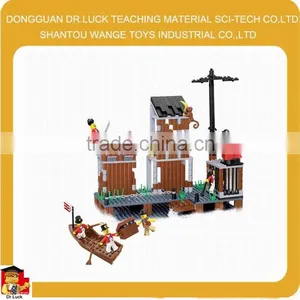 358pcs Pirate Plastic Diy Enlighten Brick Toys thumbnail-1