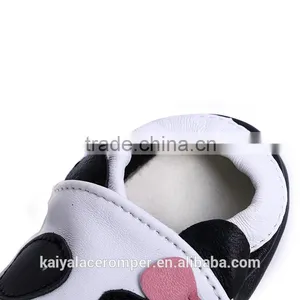 Soft Sole Baby Shoes,Handmade Infant Girl Panda Black White Baby Slippers Quality Choice thumbnail-5