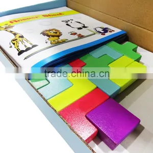 Block Puzzle Game Wood Educational Toy Game Set Number Study thumbnail-2