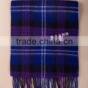 Fashionable Cashmere Scottish Tartan Winter Scarf WCS14112217 thumbnail-3