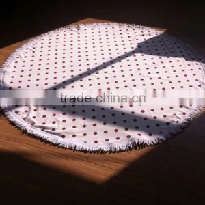 1500mm Round Beach Towel With Tassels for Australia Market thumbnail-1
