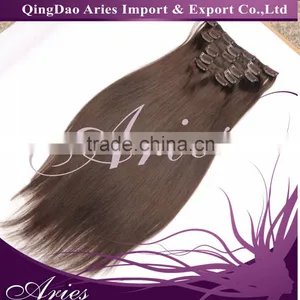 Human Virgin CLip In Hair Extension Invisible thumbnail-5