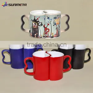 11oz Blue Magic Color Change Sublimation Blank Couple Mug thumbnail-5