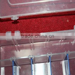 Plastic Double Tackle Clear Waterproof Fishing Tackle Box thumbnail-4