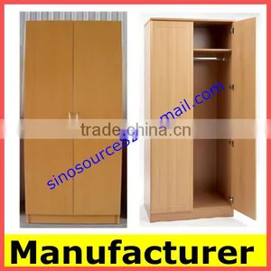 2 Door Wooden Bedroom Wardrobe thumbnail-1