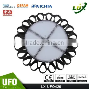 Promotion Price 2016 CE Rohs Approved Meanwell Driver 5 Years Warranty 240W UFO LED High Bay Lights thumbnail-5