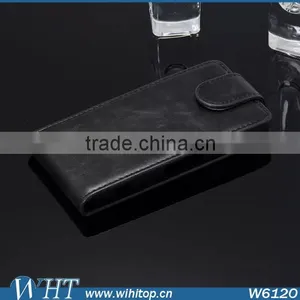 Luxury Leather Case for Sony Xperia Z3 Mini, Flip Leather Case for Sony Xperia Z3 Compact thumbnail-1
