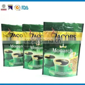 Wholesale Zip-lock Stand up Pouch for Coffee/tea/snack Packaging/logo Printing Supplier's Choice thumbnail-1