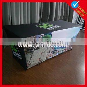 High Quality 6ft and 8ft Decorative Handicraft Table Cover for Exhibition thumbnail-1