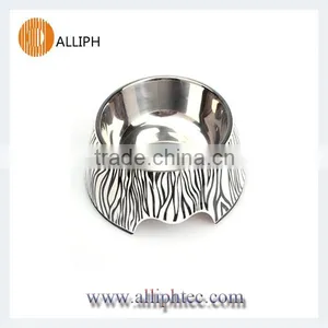 Zebra Pattern Bowl Dog and Cat Food Bowl Pet Feeder thumbnail-1