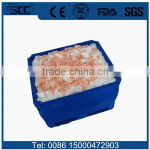 Rotational Molded Fish Transport Plastic Bins, PE Plastic Tote Bins thumbnail-5