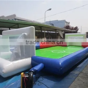 Customized Inflatable Football Pitch/hot Sale Soccer Field thumbnail-1
