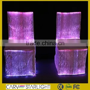 Luminous Chair Cover Wedding Illuminated Wedding Chair Covers thumbnail-4