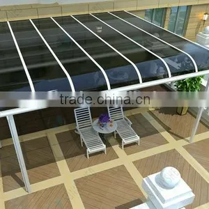 DIY Awning With Aluminum Frame and Polycarbonate Sheet thumbnail-1
