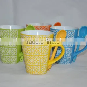 Stylish Coffee Mugs With Spoon thumbnail-1