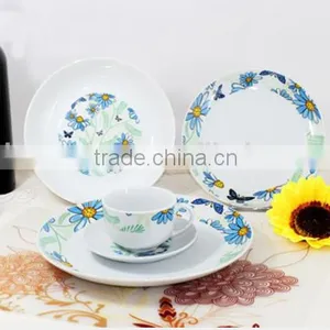 20pcs Coupe Porcelain Dinner Set With Decal thumbnail-2