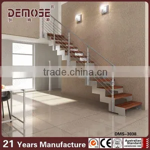 Used New Design Indoor Iron Straight Staircase for Sale thumbnail-2
