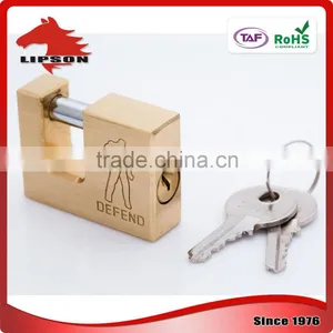 Industrial Mechinery Fancy Rectangular Brass Padlock thumbnail-4