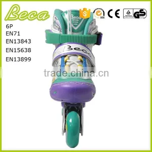 Wholesale Adjustable Purple Cartoon Girls Stitching Cap Flashing Roller Skate Quality Choice thumbnail-3