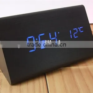 Cheap Wooden Alarm Clock for Gift Clock thumbnail-1