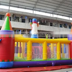 Circus Outdoor Playground Kids Inflatable Outdoor Playground for Sale thumbnail-2