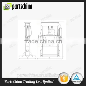 Hydraulic Shop Press Manual Press Machine 30T TY30001 Garage Tool thumbnail-2