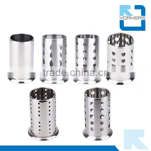 Stainless Steel Chopstick Fork & Kitchen Knife Round Holder/container thumbnail-1