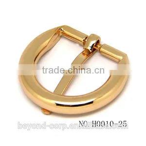 D Buckle in Real Gold Finish for Handbag Half-ring Buckle Half-round Pin Buckle thumbnail-2