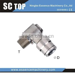 MPH Brass Connection Pneumatic Elbow Hose Connector Quick Push in Air Fittings thumbnail-1