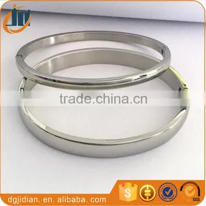 Stainless Steel Religious Bracelets Simple Style Rose Gold Cuff Bracelets thumbnail-5
