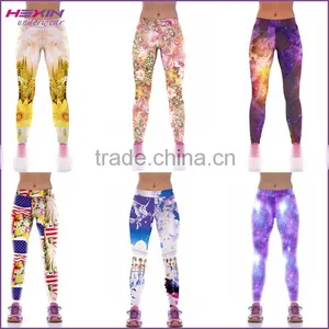 Free Shipping Womens Printed Shiny 3d Leggings thumbnail-5