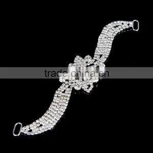 15.5cm x 3.5cm Rhinestone Diamante Bikini Connector thumbnail-1