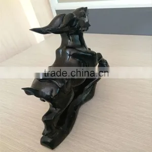 Obsidian Sheep Figurine Chinese Zodiac Animal Carvings thumbnail-6