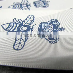 Navy Silk Printing Carelabel For Leather Bags thumbnail-4