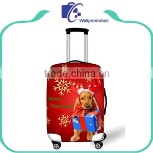 Custom Printing Elastic Spandex Protective Suitcase Luggage Cover thumbnail-6