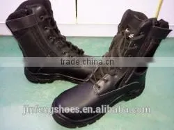 Fashion Military Boots Low Price Safety Shoes With Side-zip PU/rubber Outsole Steel Toe thumbnail-1