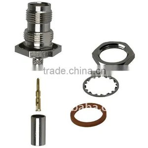 RF Connector -female TNC Bulkhead Connector Crimp Jack for RG316 thumbnail-1