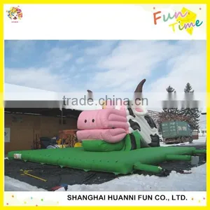 Inflatable Floating Water Slide, Aqua Slide, Lake Inflatable Water Slides thumbnail-1