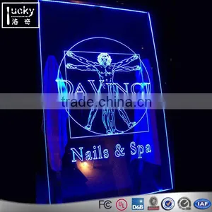 New Edge Lit Signs With Full Color, LED Diffused Sign Grade thumbnail-1