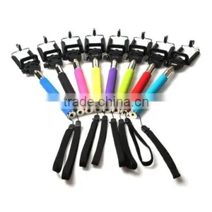 Selfie Stick Monopod Z07-1,wireless Monopod Selfie Stick With Bluetooth Shutter Button Remote Control for Mobile Phone thumbnail-2