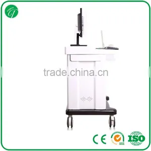 Portable Digital 15" LCD Trolley Ultrasound Scanner Price With Workstation thumbnail-2