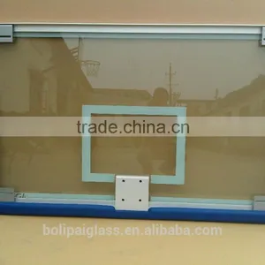 Tempered Glass 12mm Aluminum Frame Basketball Backboard thumbnail-1