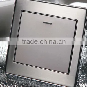Reset Wall Switch and Socket , Aluminium and Stainless Steel and PC Panel thumbnail-1