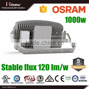120000 lm Lumileds Chip UL TUV SAA DLC Rohs Approved 1000 Watt LED Flood Light thumbnail-5